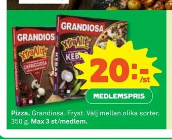 Coop Daglivs Pizza erbjuda