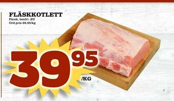 Din Mat Fläskkotlett erbjuda