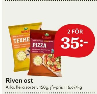Hemköp Riven ost erbjuda