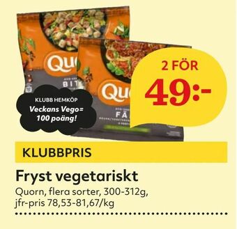 Hemköp Fryst vegetariskt erbjuda