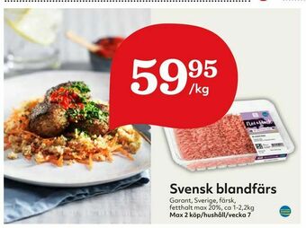 Hemköp Svensk blandfärs erbjuda
