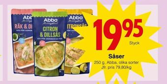 Matöppet Såser erbjuda