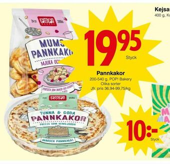 Matöppet Pannkakor erbjuda