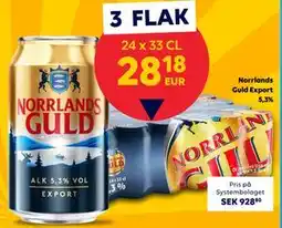 Border Shop Norrlands Guld Export 5,3%, EUR 28.18 erbjuda