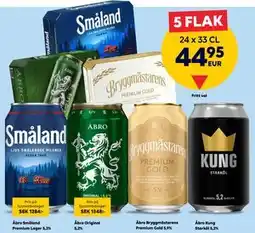 Border Shop Åbro Småland Premium Lager 5,2%, EUR 44.95 erbjuda
