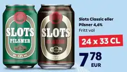 Border Shop Slots Classic eller Pilsner 4,6%, EUR 7.78 erbjuda