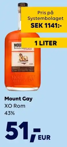 Border Shop Mount Gay, EUR 51 erbjuda