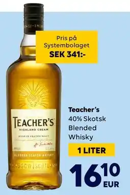 Border Shop Teacher’s, EUR 16.1 erbjuda