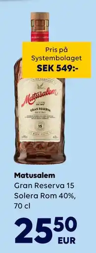 Border Shop Matusalem, EUR 25.5 erbjuda