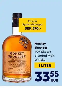 Border Shop Monkey Shoulder, EUR 33.55 erbjuda