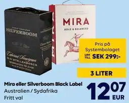 Border Shop Mira eller Silverboom Black Label, EUR 12.07 erbjuda