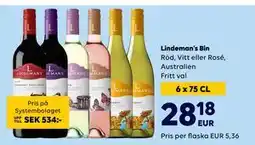 Border Shop Lindeman’s Bin, EUR 28.18 erbjuda