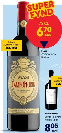 Border Shop Masi, EUR 6.7 erbjuda