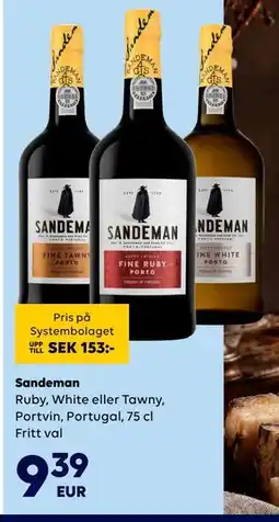Border Shop Sandeman, EUR 9.39 erbjuda