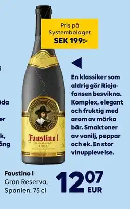 Border Shop Faustino I, EUR 12.07 erbjuda