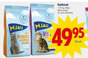 Matöppet Kattmat erbjuda