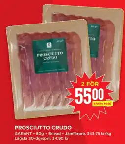 Willys Garant prosciutto crudo erbjuda