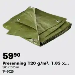 Biltema Presenning 120 g/m² erbjuda