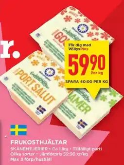 Willys Frukosthjältar erbjuda