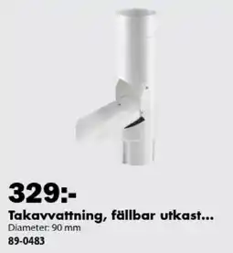 Biltema Takavvattning, fällbar utkast erbjuda