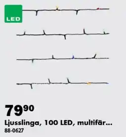 Biltema Ljusslinga, 100 led, multifär... erbjuda