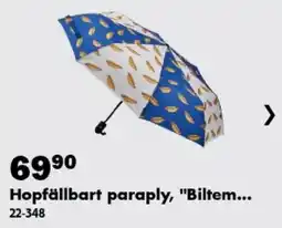 Biltema Biltema hopfällbart paraply erbjuda