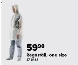 Biltema Regnställ, one size erbjuda