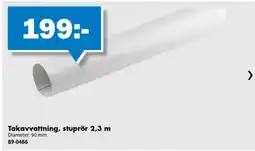 Biltema Takavvattning, stuprör erbjuda