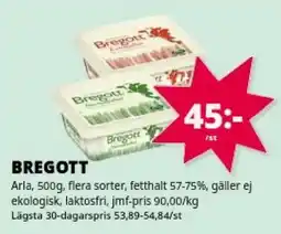 Tempo Bregott erbjuda