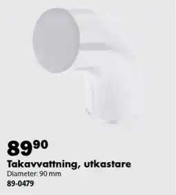 Biltema Takavvattning, utkastare erbjuda