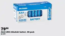 Biltema Biltema AAA/LR03 Alkaliskt batteri erbjuda