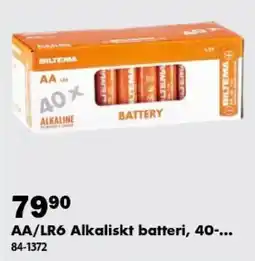 Biltema Biltema AA/LR6 Alkaliskt batteri erbjuda