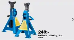 Biltema Pallbock, 2000 kg, 2 st. erbjuda