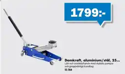 Biltema Domkraft, aluminium/stål erbjuda