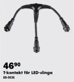 Biltema T-kontakt för LED-slinga erbjuda