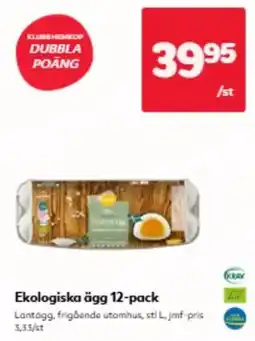 Hemköp Ägg 12-pack erbjuda