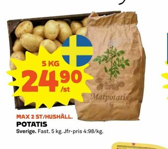 Coop Potatis erbjuda