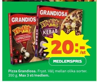 Coop Pizza Grandiosa erbjuda