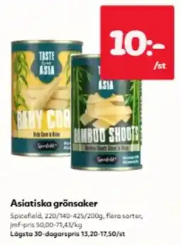 Hemköp Spicefield asiatiska grönsaker erbjuda