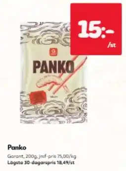 Hemköp Garant Panko erbjuda