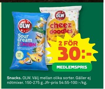 Coop Snacks erbjuda