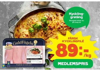 Coop Extra Färsk kycklingfilé erbjuda