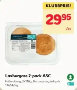 Hemköp Laxburgare 2-pack ASC erbjuda