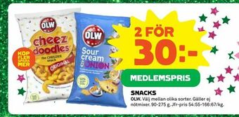 Coop Extra Snacks erbjuda