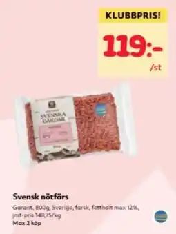 Hemköp Garant nötfärs erbjuda