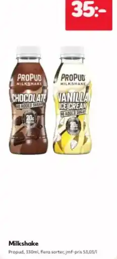 Hemköp Propud milkshake erbjuda