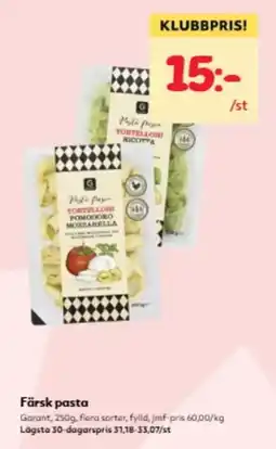 Hemköp Garant färsk pasta erbjuda