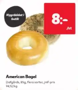 Hemköp American Bagel erbjuda