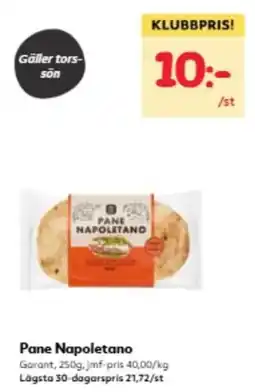 Hemköp Garant Pane Napoletano erbjuda