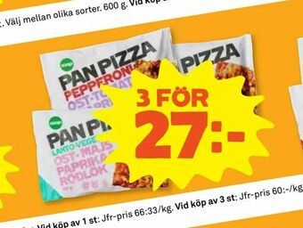 Coop Forum Pan pizza erbjuda